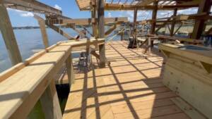 Henderson Boathouse on Lake Livingston with Bar and Entertainment System - Construction - Part 3