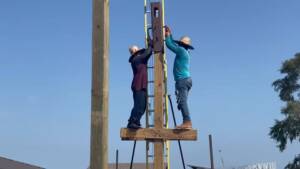 Casey Double Decker Boathouse - Shallow Water Pile Driving near Onalaska, Texas - Part 3