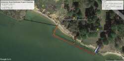 Galvanized Steel Bulkhead Reclamation Project on Lake Livingston