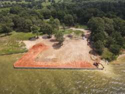 Galvanized Steel Bulkhead Reclamation Project on Lake Livingston