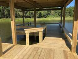 Private Pond Fishing Pier and Kayak/Conoe Dock