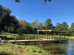 Private Pond Fishing Pier and Kayak/Conoe Dock