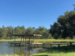 Private Pond Fishing Pier and Kayak/Conoe Dock