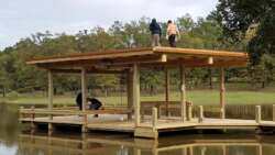 Private Pond Fishing Pier and Kayak/Conoe Dock