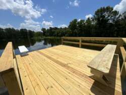 Broxson Family Swim Pier with Diving Deck
