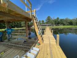 Broxson Family Swim Pier with Diving Deck