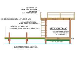 Broxson Family Swim Pier with Diving Deck
