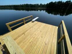 Broxson Family Swim Pier with Diving Deck