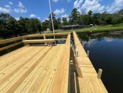 Broxson Family Swim Pier with Diving Deck